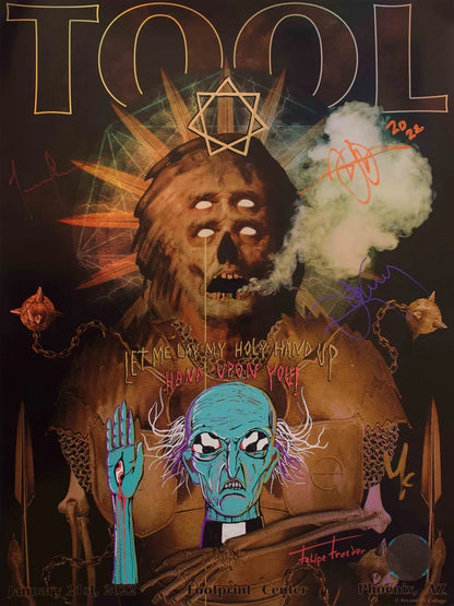 TOOL OFICIAL POSTERS ASSINADOS/REMARCADOS | PHOENIX, AZ | Edição Limitada