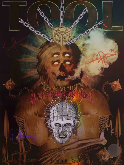 TOOL OFICIAL POSTERS ASSINADOS/REMARCADOS | PHOENIX, AZ | Edição Limitada
