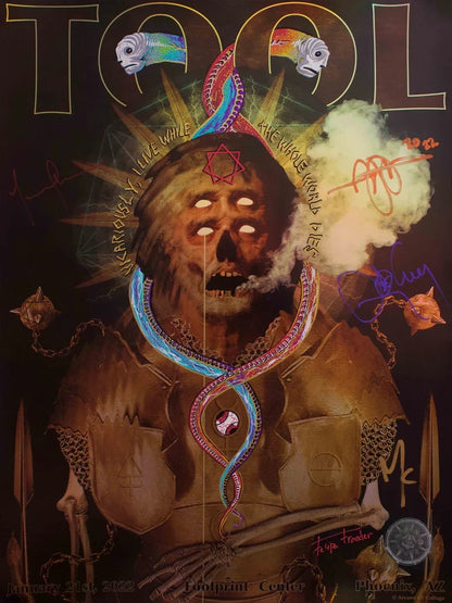 TOOL OFICIAL POSTERS ASSINADOS/REMARCADOS | PHOENIX, AZ | Edição Limitada