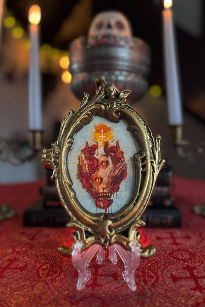 "UNHOLY HEART" | EDIÇÃO LIMITADA | IMPRESSÃO FINE ART EMOLDURADA