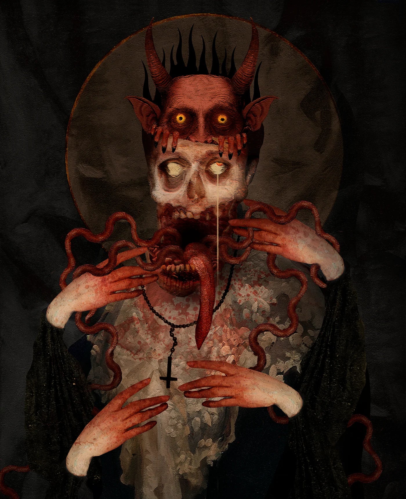 "IDLE BRAIN IS THE DEVIL'S WORKSHOP" | Impressão Fine Art