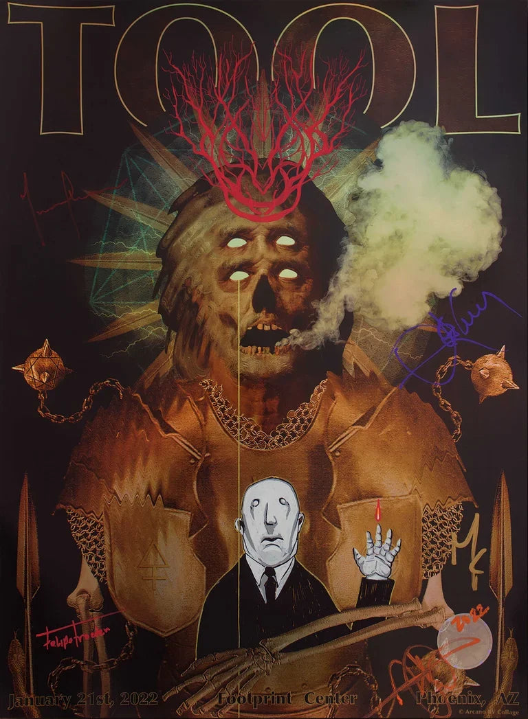 TOOL OFICIAL POSTERS ASSINADOS/REMARCADOS | PHOENIX, AZ | Edição Limitada