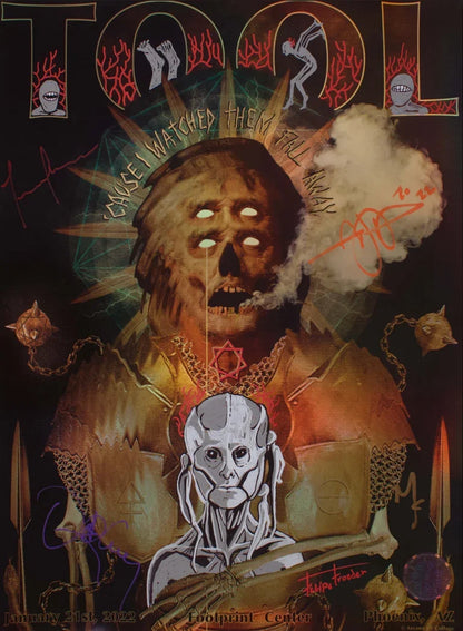 TOOL OFICIAL POSTERS ASSINADOS/REMARCADOS | PHOENIX, AZ | Edição Limitada