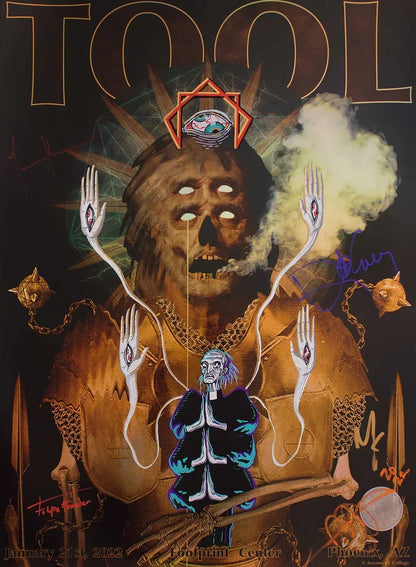 TOOL OFICIAL POSTERS ASSINADOS/REMARCADOS | PHOENIX, AZ | Edição Limitada