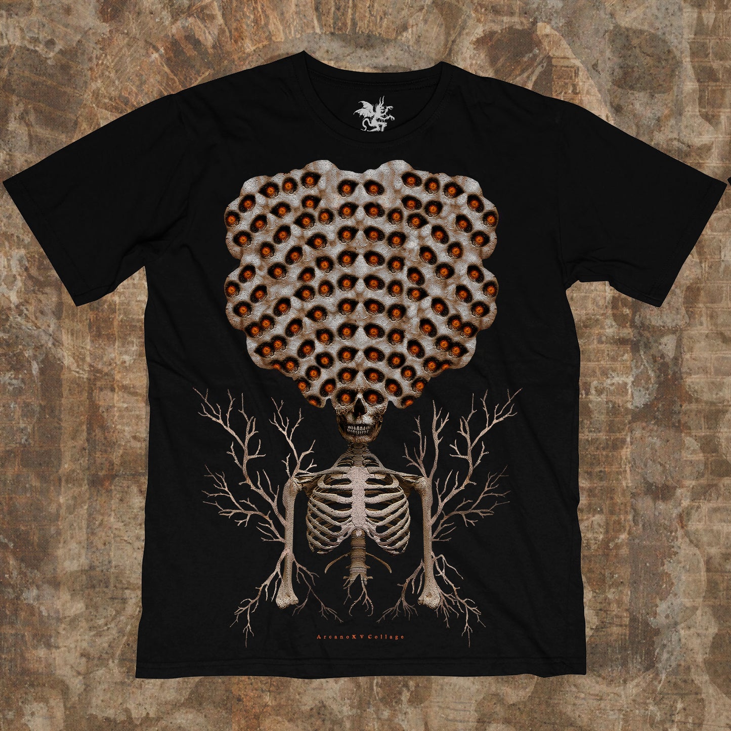 CAMISETA TREEPOPHOBIC HORROR | EDIÇÃO LIMITADA | TINTA REATIVA À LUZ NEGRA