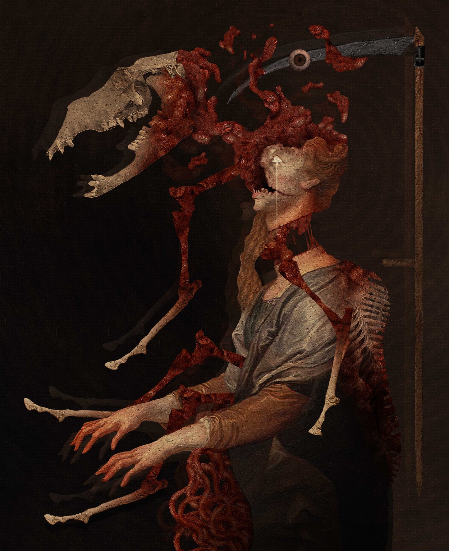 "THE DEATH, THE MAIDEN AND THE PALE HORSE"| PRINT