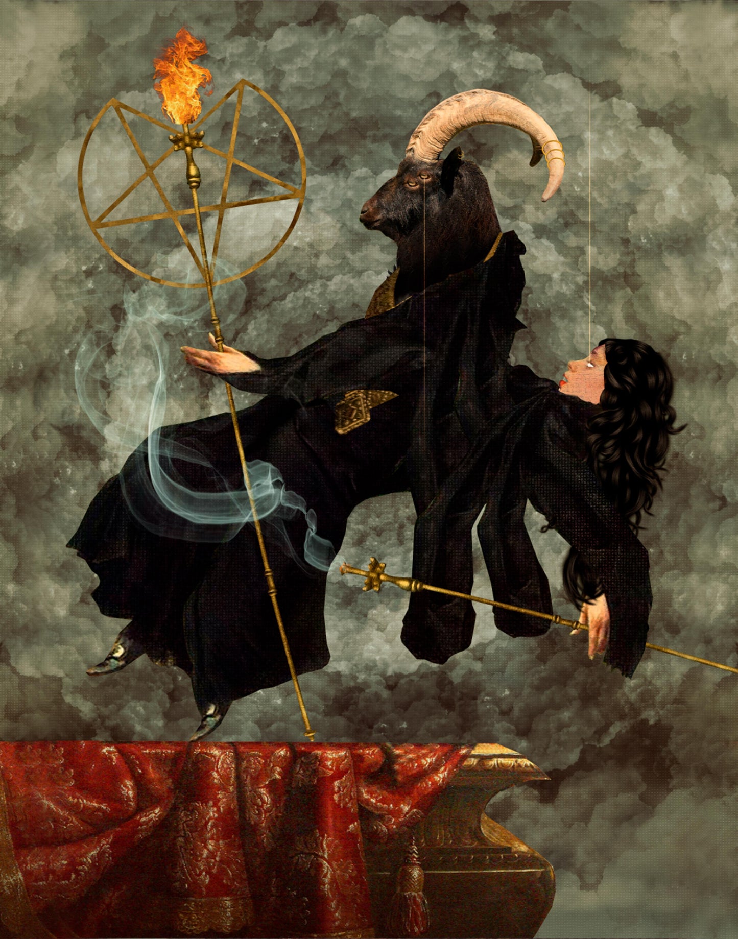 "MYSTERIUM BAPHOMETIS ABSCONDITUM EST"| PRINT