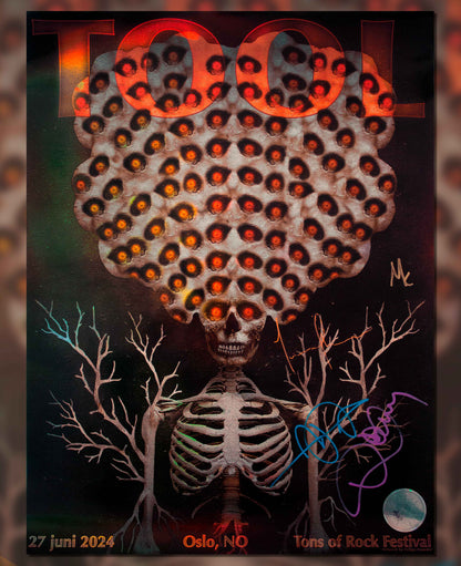 TOOL OFICIAL POSTERS ASSINADOS/REMARCADOS | OLSO, NO | EDIÇÃO LIMITADA