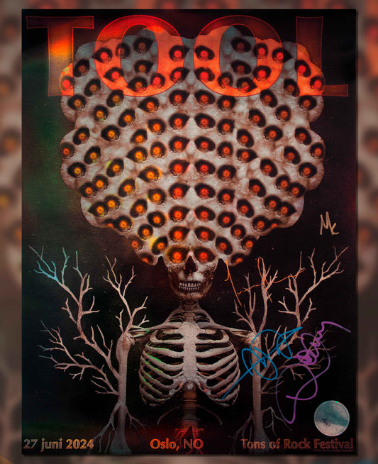 TOOL OFICIAL POSTERS ASSINADOS/REMARCADOS | OLSO, NO | EDIÇÃO LIMITADA