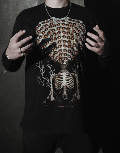 MANGA LONGA TREEPOPHOBIC HORROR | EDIÇÃO LIMITADA | TINTA REATIVA À LUZ NEGRA