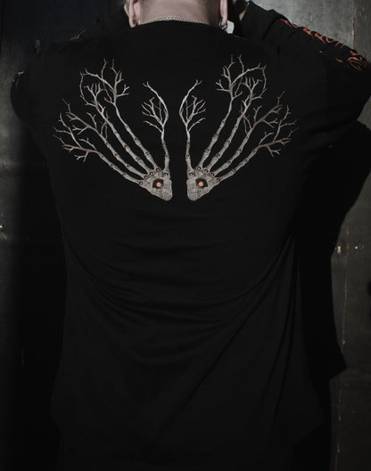 MANGA LONGA TREEPOPHOBIC HORROR | EDIÇÃO LIMITADA | TINTA REATIVA À LUZ NEGRA